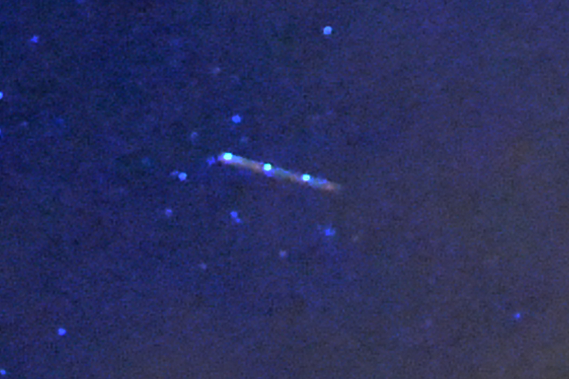 Enhanced further we see the object was stationary
