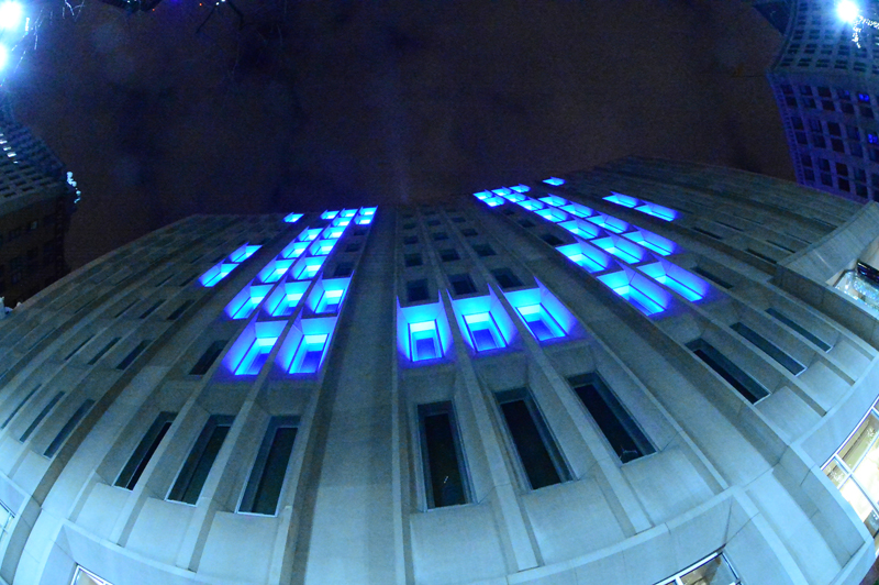 Modulating building lights made this sample most exceptional!